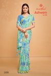 Ashwem Vol 8 By Kashvi Dull Moss Viscose Printed Daily Wear Sarees Wholesale Market In Surat
